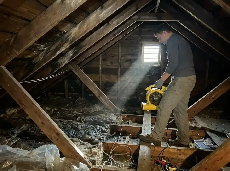 attic-water-damage-drying-proc-007 — frequently asked questions, Emergency Water Extraction & 24/7 Flood Response in Crocket…